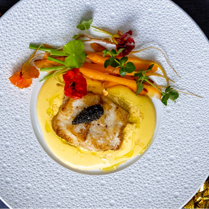 Stegt pighvar - med champagne hollandaise