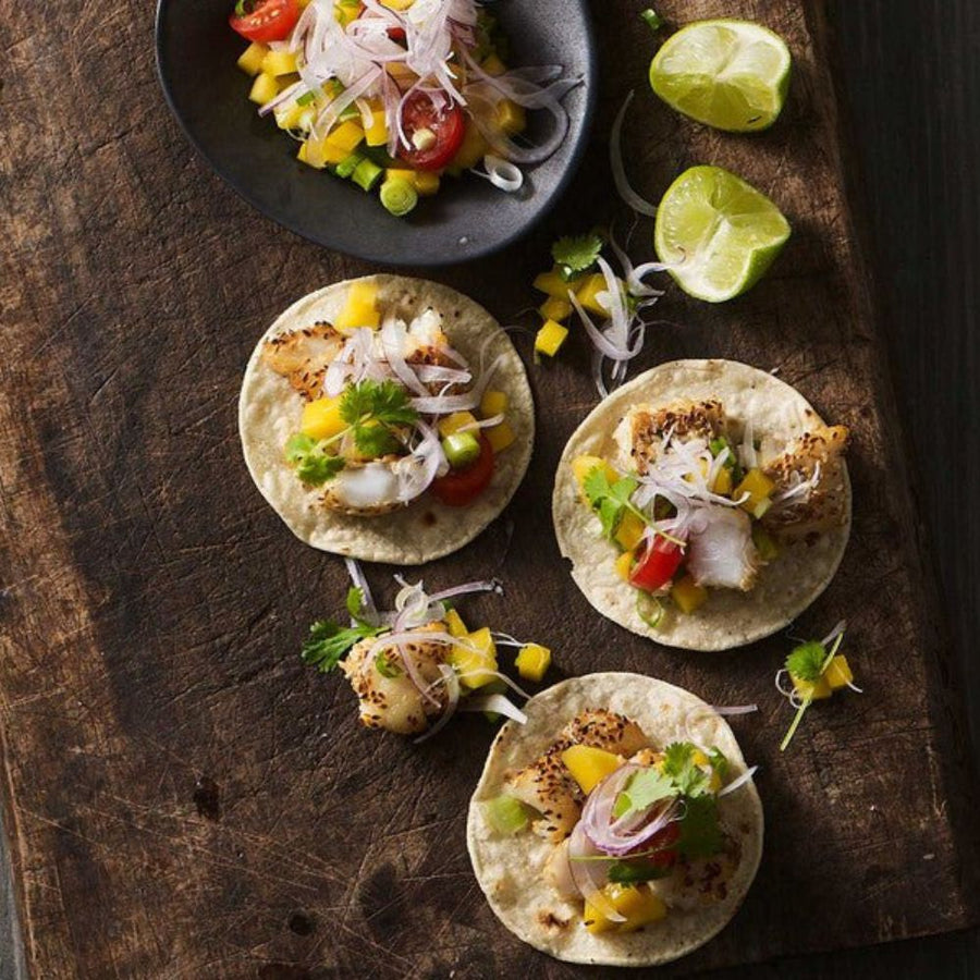 Fish taco med vesterhavstorsk