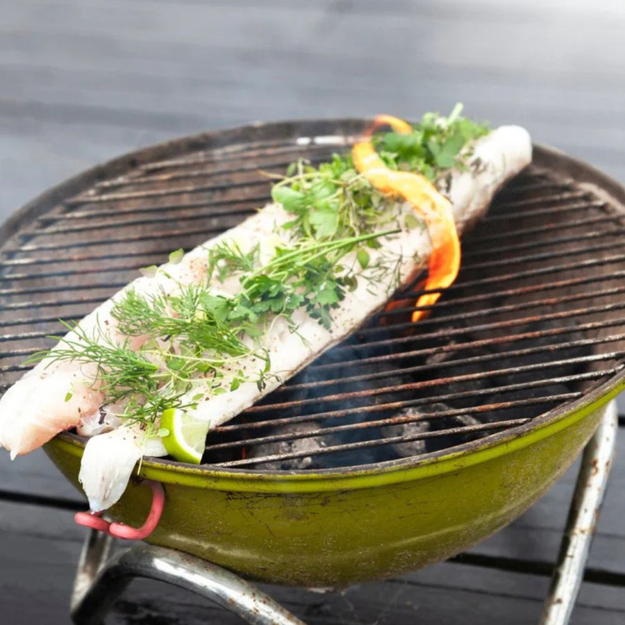 Grillet kulmule med masser af smør og urter