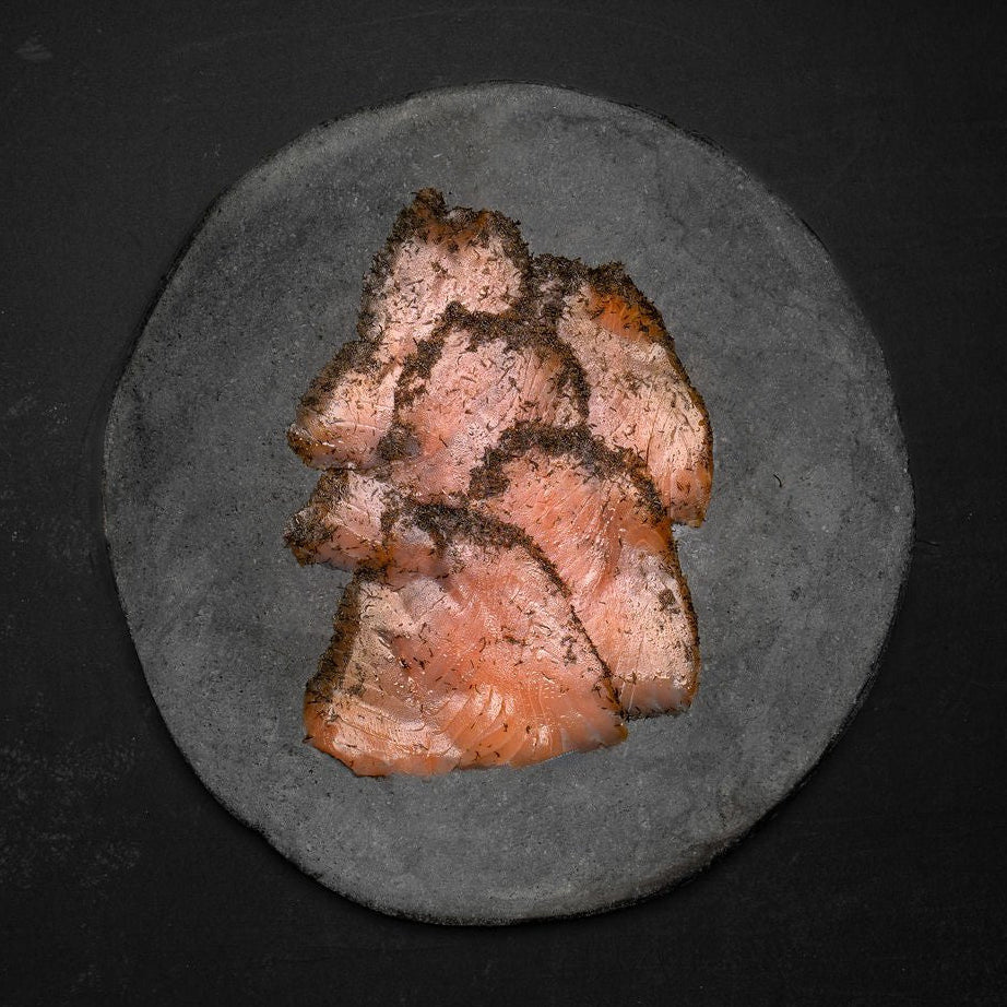 Gravad laks fra lokalt røgeri (Nytår) - Kystfisken
