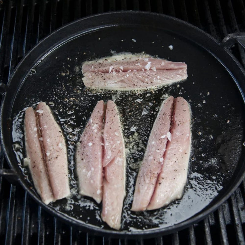 Makrel med stuvede kartofler og dild