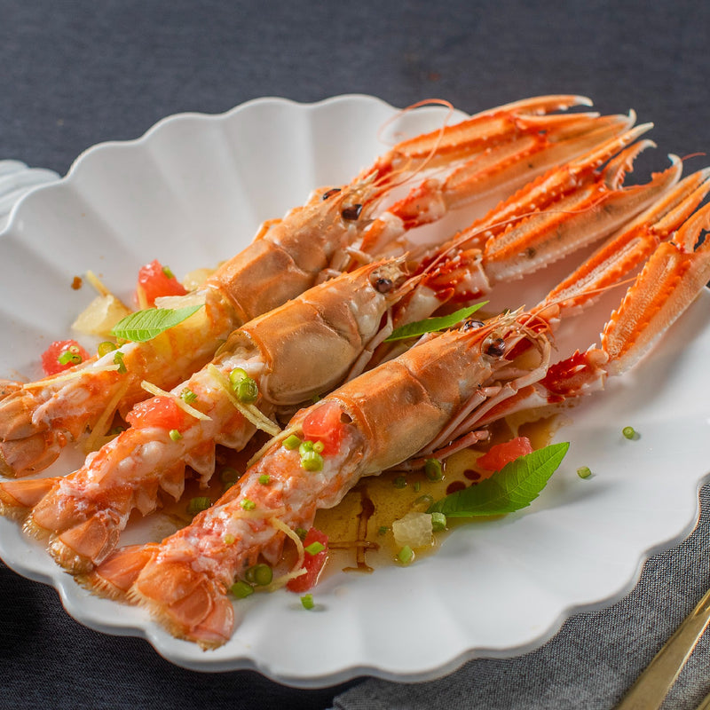 Jomfruhummer i orientalsk marinade