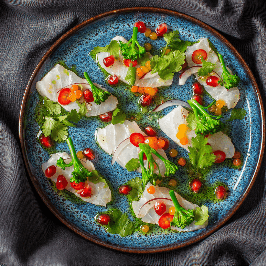 Ceviche af torsk med chili og lime
