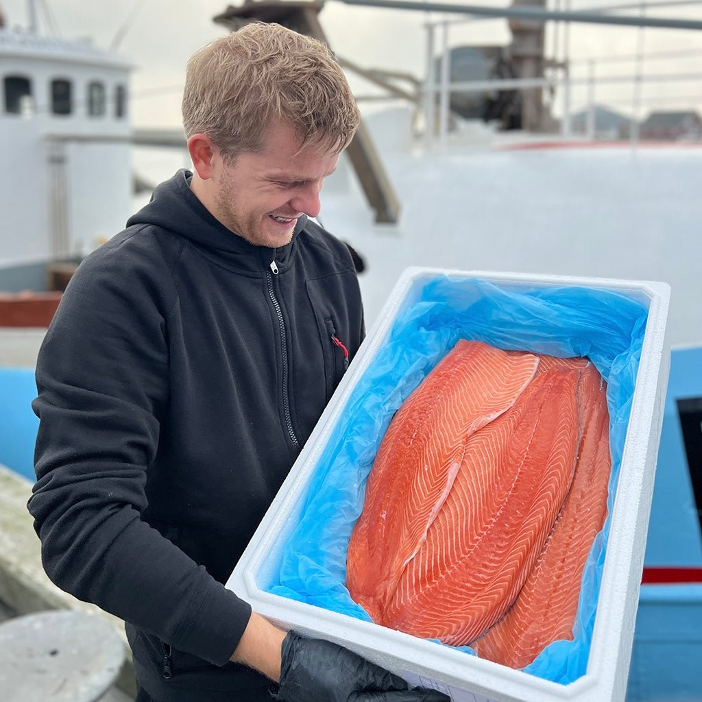 Lakseside m. skind - Kystfisken